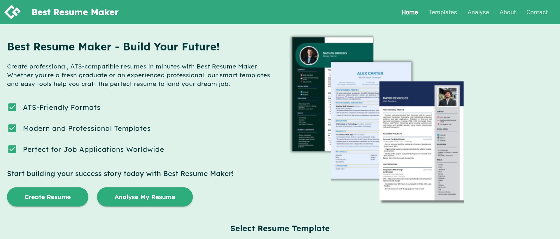 Best Resume Maker